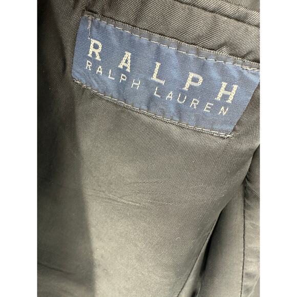 Ralph Ralph Lauren Suit Jacket Men 38* Black Single Breasted Notch Lapel - Picture 8 of 12